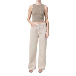 SOLD NEW AGOLDE low slung organic cotton baggy jean in tusk